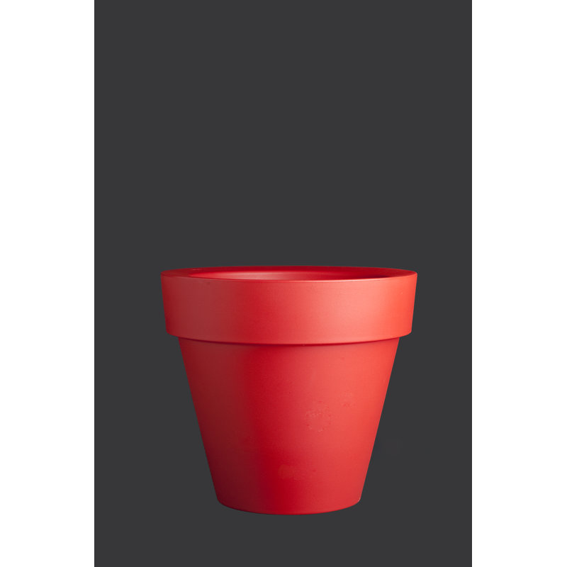 Maceta Resin Pot Planter, Ecru, 40.75" H x 47.25" W x 47.25" D
