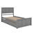 Twin Size Two-Drawer Platform Storage Bed-762534654
