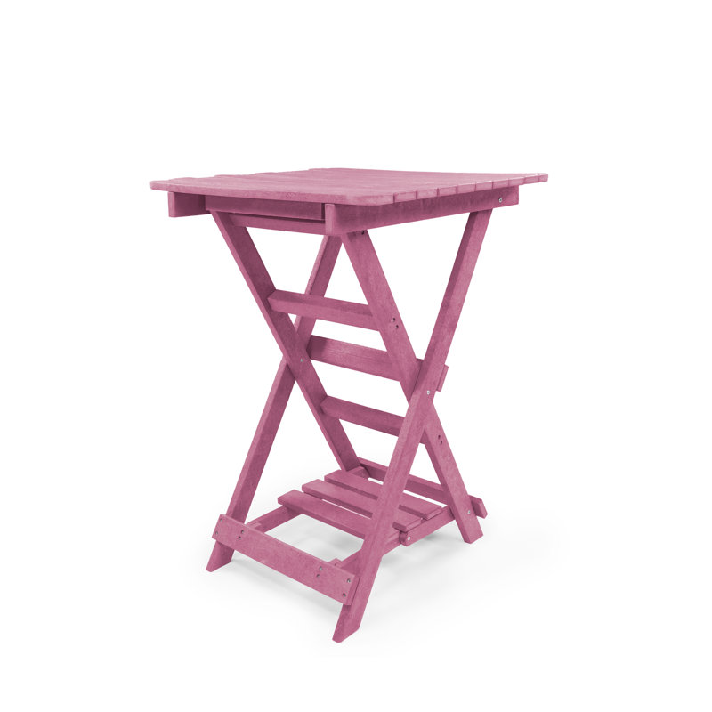 Patagonia Folding Outdoor Bar Table , Burgundy