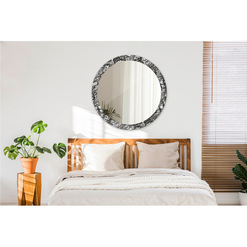 Huldar Glass Flat Wall Mirror