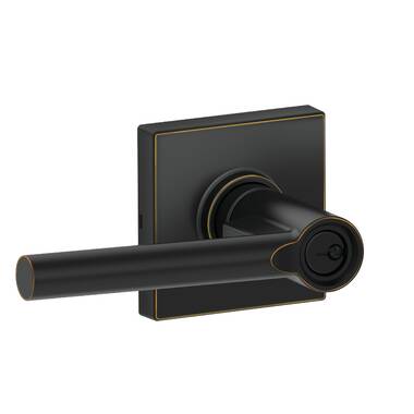 Schlage J Series Solstice Lever Bed and Bath Lock with Collins Trim &  Reviews