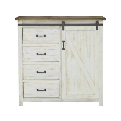 Commode combinée 4 tiroirs Coonrod