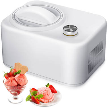Whynter 1.28 Quart Compact Upright Automatic Ice Cream Maker with Stainless Steel Bowl Limited Black Pink Edition