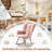 Teddy Upholstered Nursery Rocking Chair with Side Pockets-1968442536