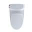 Toilette allongée une pièce à jupe universelle de 1,28 GPF avec CEFIONTECT TOTO® Carlyle® II, coton blanc-6788491-12115619