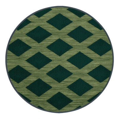 Tapis botanique brun lavable à la machine