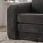 Canapé-lit pliable convertible - Chenille - Gris-1524593659