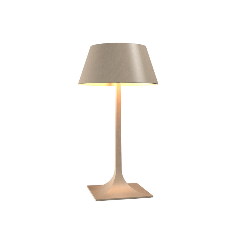 Nosltalgia Buffet Table Lamp, 29.13" H x 15.74" W x 15.74" D, Organic Cappuccino