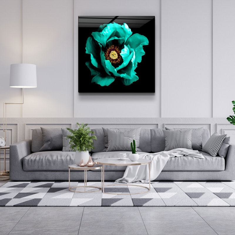 Superbe peinture décorative en verre trempé de 19,7 po x 19,7 po | 100% verre trempé, épaisseur: 0,16 pouce | Impression UV pour des couleurs éclatantes | Parfait pour la décoration intérieure, le salon ou le bureau