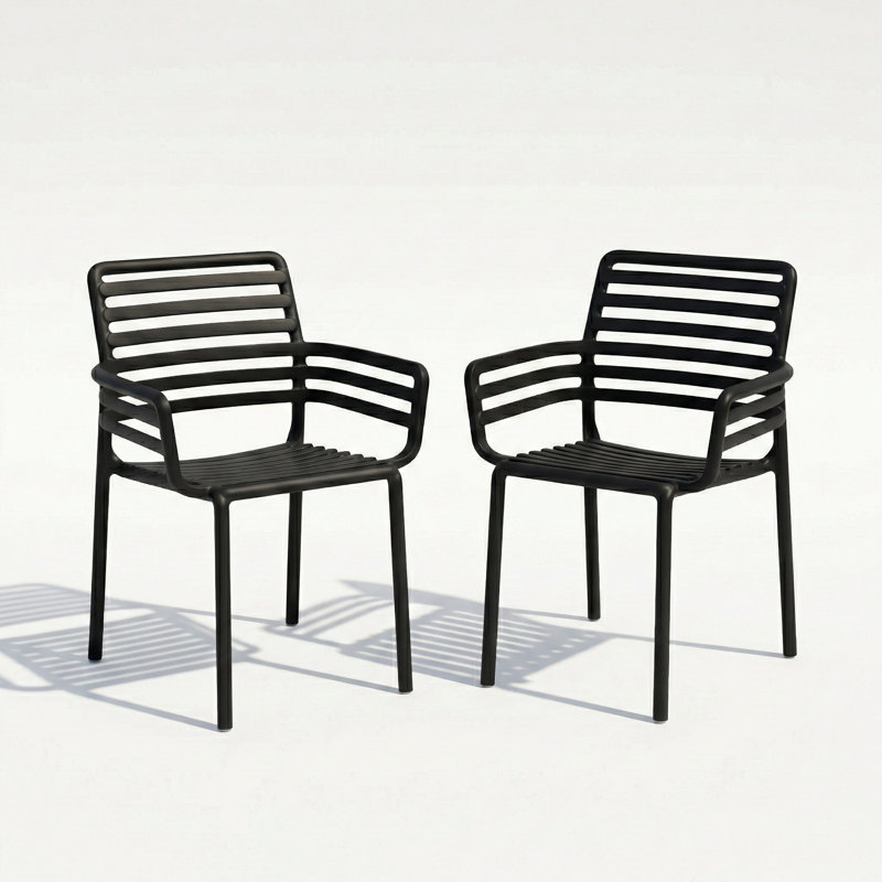 Doga Nardi Garden Stacking Chairs, Anthracite
