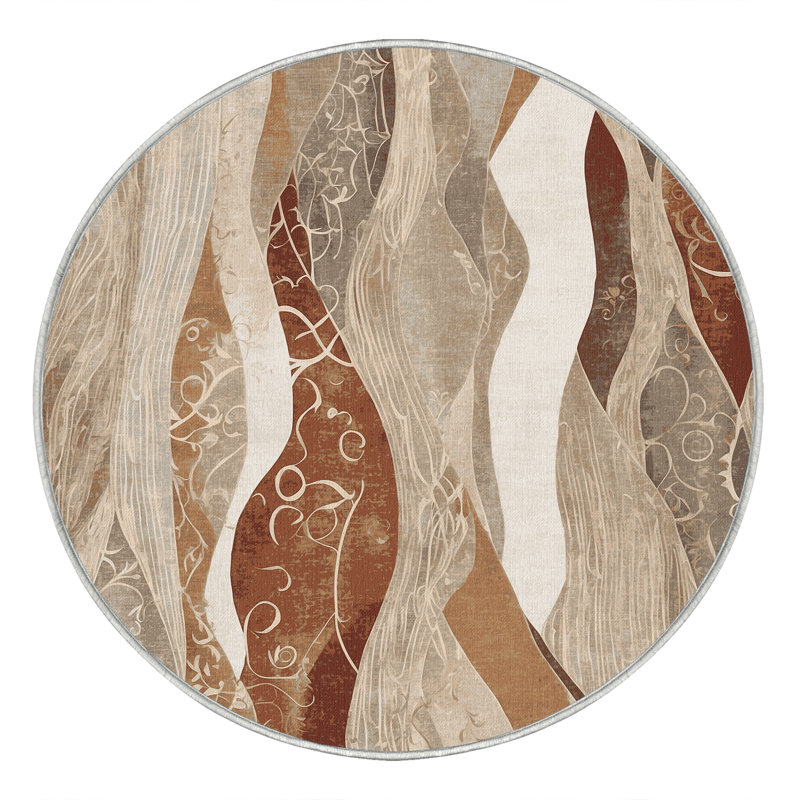 Soothing Crest Rug, Round 8'