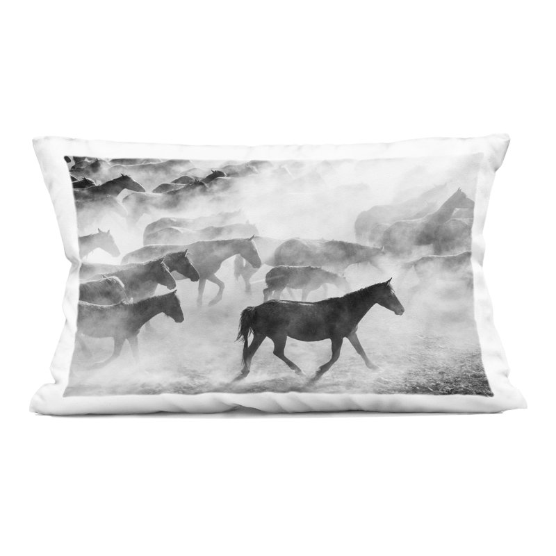 Coussin Dusty Road Horse, Rectangle H 20 po x l 14 po