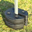 Gymax Black Plastic Weight