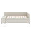 Lit plateforme simple tapissier en forme de L avec tiroirs-158664005