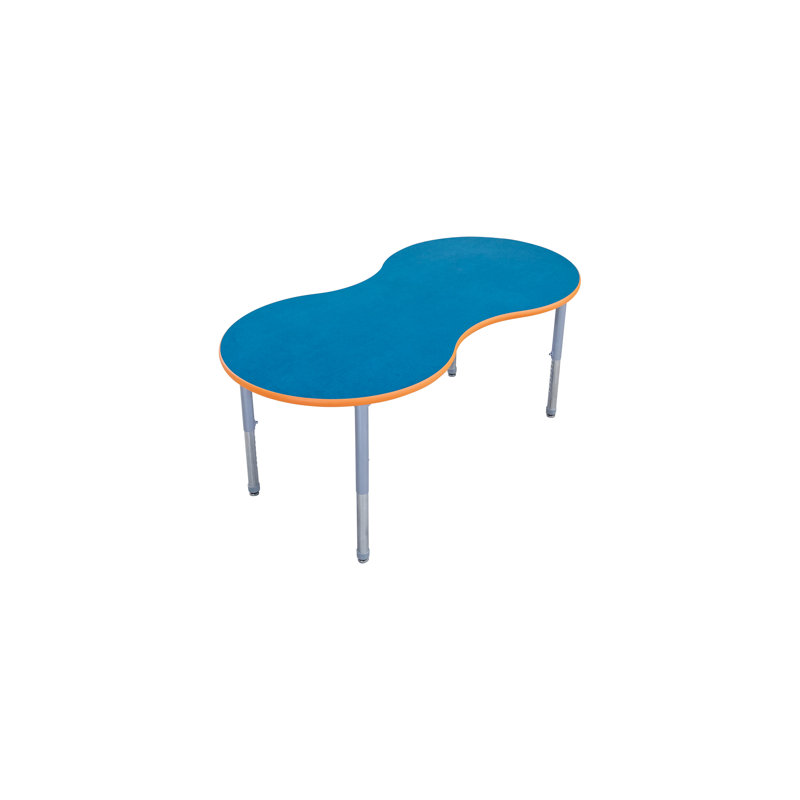 Collaborative Learning Table With Deluxe Legs - Peanut