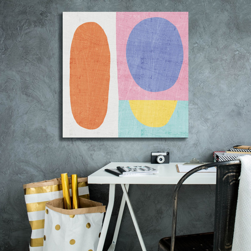  «Pastel 1» par Wild Apple Portfolio, art mural sur toile, 26 po x 26 po