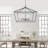 Sedley 28 -Inch Wide 4 - Light Dimmable Lantern Geometric Open Frame Chandelier Aged Iron-1001123330