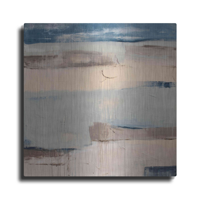 Brayden Studio 'Week on the Coast' by Erin Ashley, Metal Wall Art, 12" H x 12" W