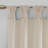 Floral Embellished Cuff Tab Top Solid Curtain Panel-1028294513-1028294512