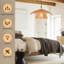 Noirmoutier 1 - Light Farmhouse Boho Rattan Pendant Light