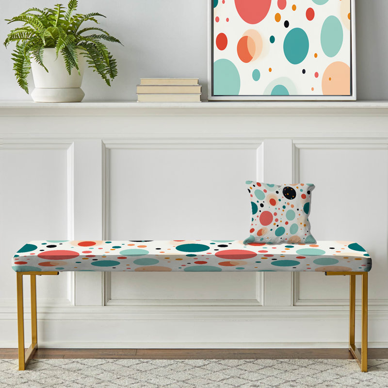 Banc rembourré Turquoise