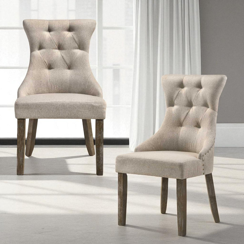 Chaises d'appoint rembourrées Tina