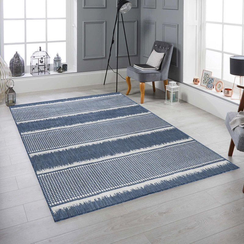 Trahern Striped Rug, Rectangle 3'3" x 5'