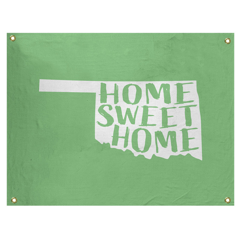 Tapisserie murale oklahoma doux pour la maison, H 59 po x l 80 po, Vert
