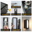 Saater Matte Black 11cm H Outdoor Sconce