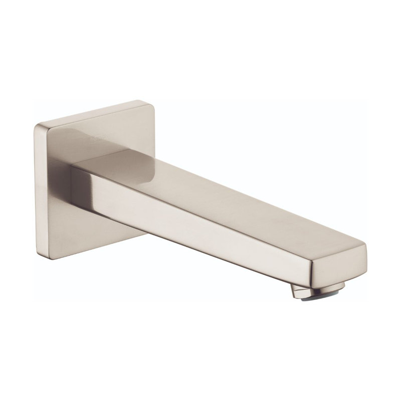 Metropol Wall Mounted Tub Spout, Brushed Nickel