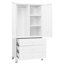 Bertrame Industrial Wardrobe 90x50x180 cm Metal-1690364253