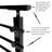 Modern Horizontal Adjustable Railing Banister System for Staircases Balconies and Decks Complete Guard Railing Kit-86192386