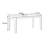 Ash wood solid wood rectangular dining table-1131317901