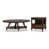 2 Pieces: Coffee Table, End Table