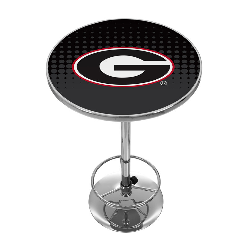 NCAA Round Metal Base Dining Table