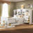 Twin Size Storage Platform Bed Captain Bed- 18 Storage Compartments - Solid Pine Wood - 400LB Capacity-2028251634