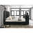 Kana Upholstered Bed with LED in Black-983911115