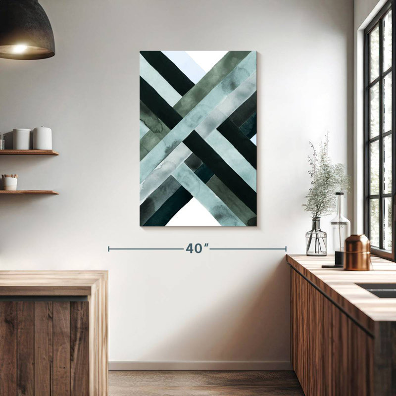 Avery Watercolor Weave II, H 39 po x l 26 po