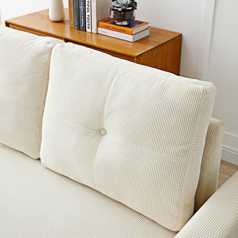 Convertible Pull Out Sleeper Sofa Bed With Reversible Storage Chaise