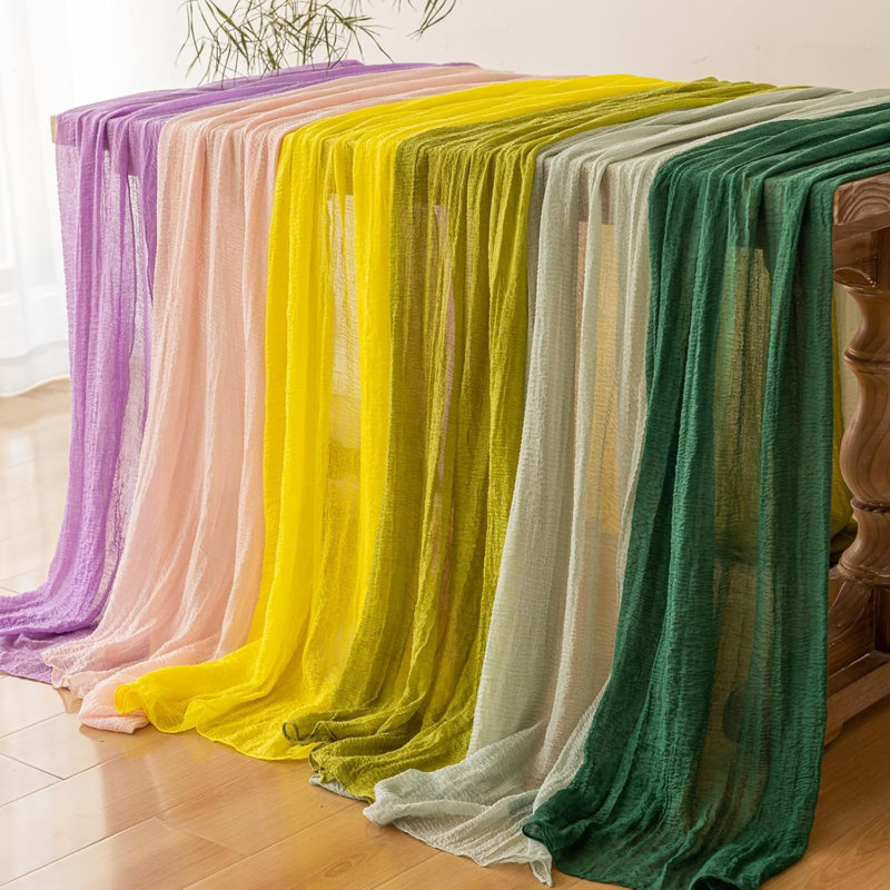 Chemin de table 6 pièces vert émeraude 120 pouces pour la fête | Pour le mariage, fête de fiançailles, fête de fiançailles, fête de fiançailles, décoration de maison rustique 10 pi