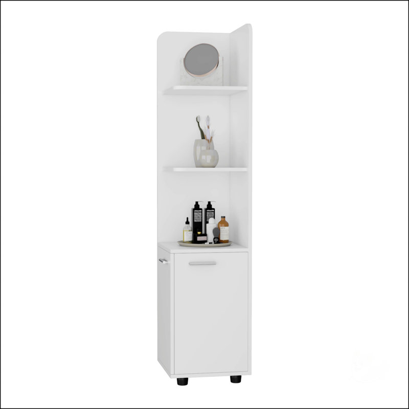 2-Door 4-Shelf Tall Storage Cabinet