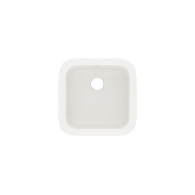 Allia 18" Fireclay Single Bowl Bar/Food Prep Kitchen Sink