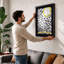 Migration in Yellow Graphic 1 Piece Single Picture Frame Wall Art-1476402522-1476402524
