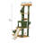 ?60In Cactus Cat Tree, Multi-Level Tall Cat Tower For Indoor Cats, Large Cat Condo For 2-3 Cats