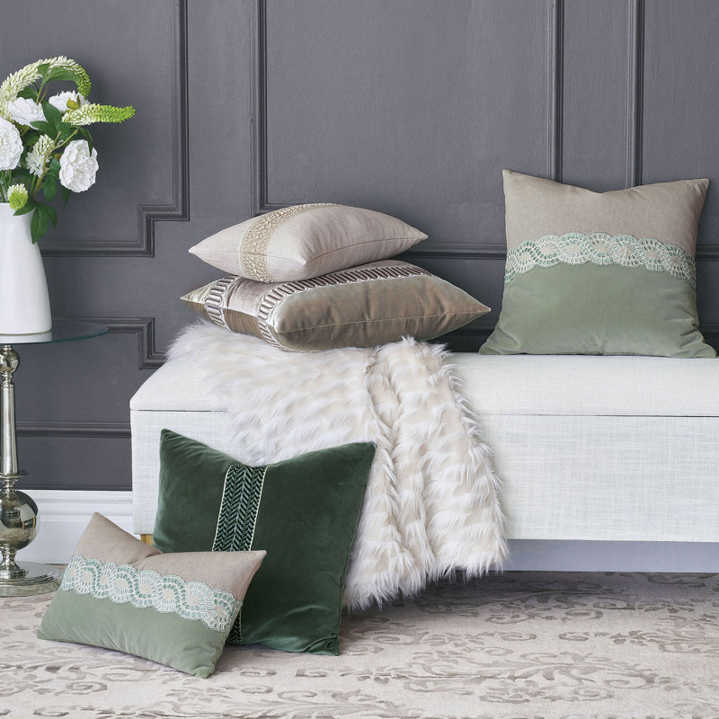 Uma Pillow Cover & Insert, Rectangle 13"H x 22"W