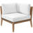 Modway Clearwater Outdoor Patio Teak Wood Sofa-1405650129