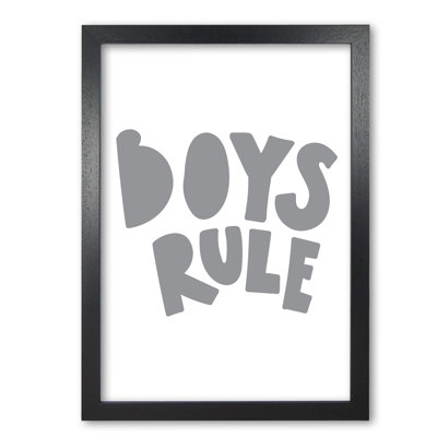 Boys Rule - Print