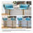 Christal Swivel Upholstered Adjustable Height Counter Stool-93480938-90489176