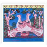 Colorful Pigeons Print by Soicher Marin Archives