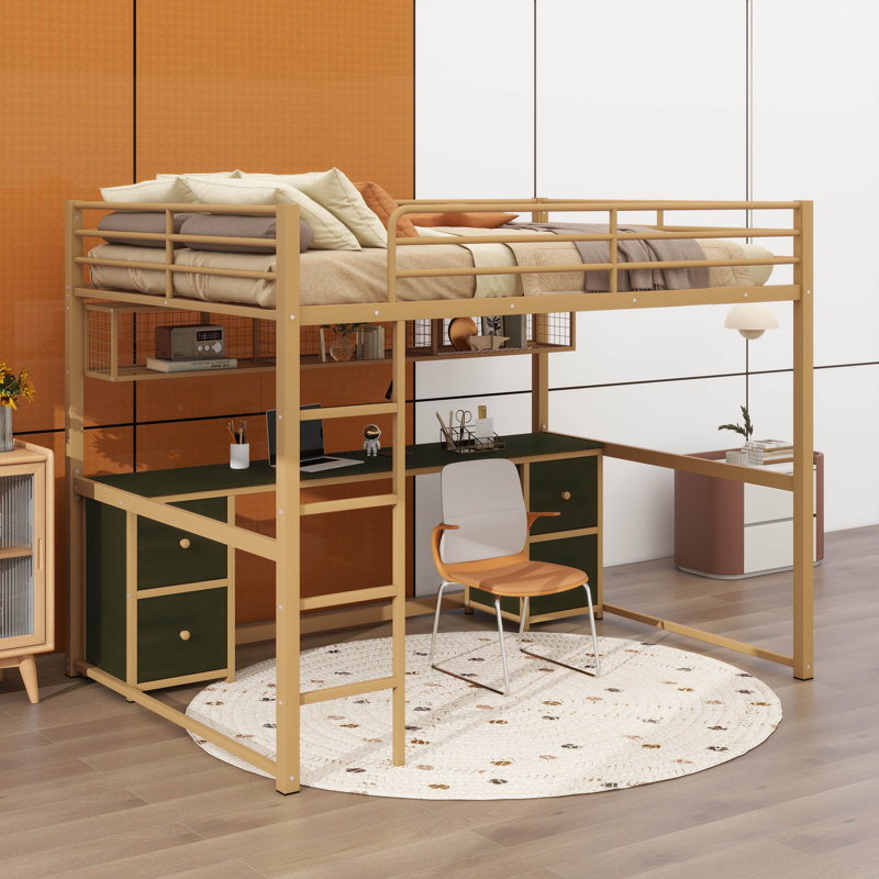 Lit pour enfant Atira, Or